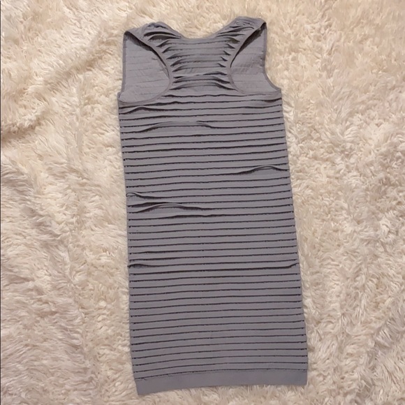 Silver grey dress size s/m : 0. spandex material - Picture 3 of 6